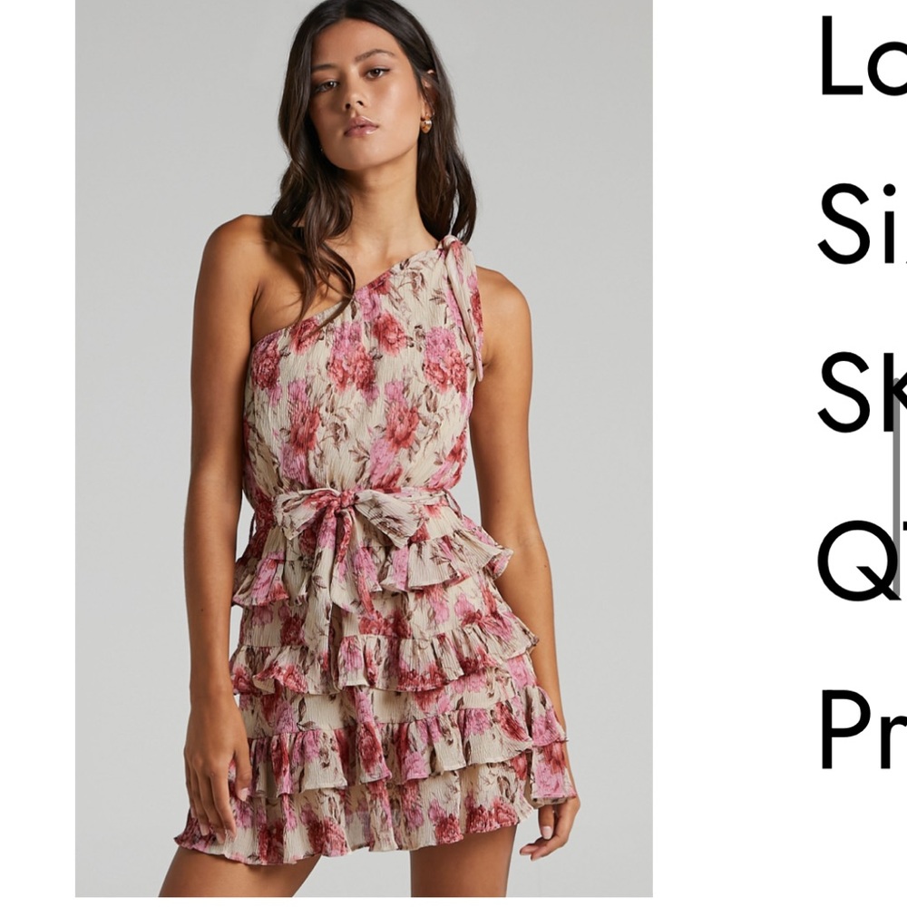 Showpo one shoulder dress